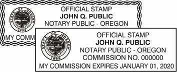 Oregon Notary Seals